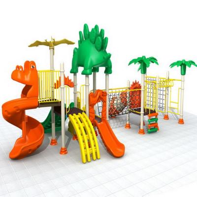 China EU standard daycare kids outdoor toy wood outdoor playground slide for sale