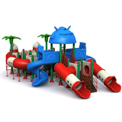 China New Product Outdoor Preschool Garden Child Toy Big Slide Equipment Outdoor Playground for Big Kids for sale