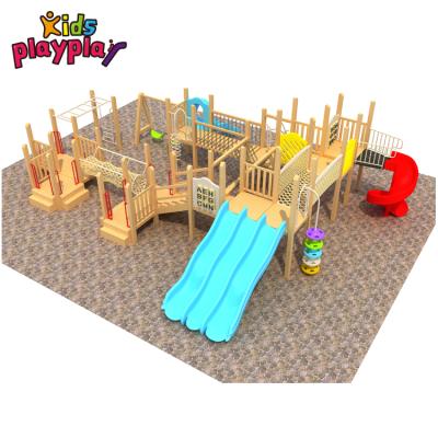 China outdoor playground wood equipment for sale for sale