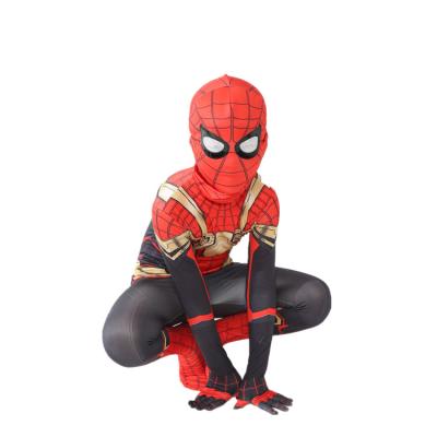 China Spiderman Tights Jumpsuit Halloween Spider-Man Silk Costume for sale