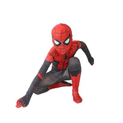 China 2022 Ecoparty Movie Cosplay Costume Movie Superhero Red Spider Jumpsuit Adult Spiderman Children Movie Cosplay Silk Costume for sale