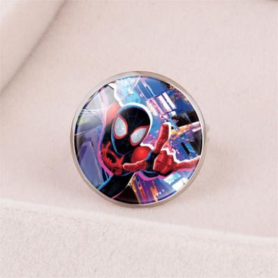 China Wholesale Metal Children's Cartoon Rings Spider Gem Rings Man Rings Adjustable Cospaly Costume Accessories for sale