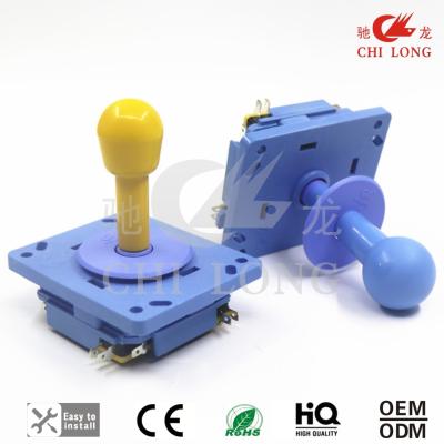 China Yellow / Blue Head  Nylon Arcade Machine Joystick With Micro Switches for sale