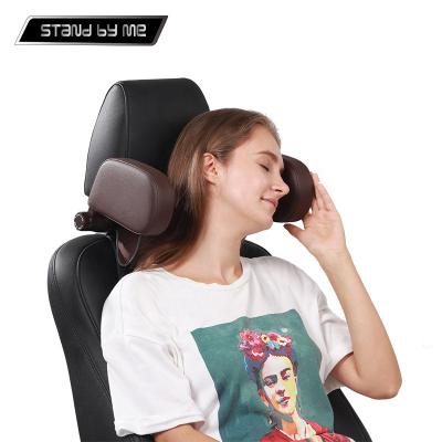 China Auto Ergonomic Soft Sleep Memory Foam Car Adjustable Detachable Quick Install Sublimation Car Headrest for sale