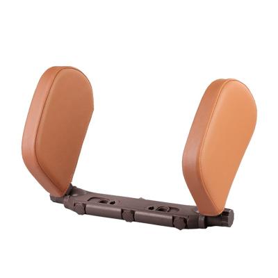 China Sports Neck Rest Headrest Car Seat Support Sleep U Shaped Pillow 180 Degree Memory Foam Leather Pillow for sale