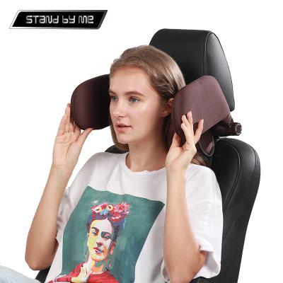 China Car Height-Adjustable Seat Design Comfortable Headrest Accessories Car Neck Memory Bilateral Protector Inner Patented Pillow for sale