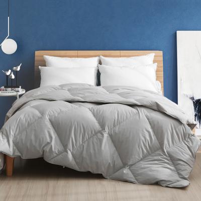 China Sustainable Hotel Bed Using Gray 10% Goose Down 90% Goose Down Piece Goose Down Feather Comforter Duvet Comforter for sale