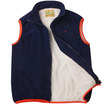 China Just Arrival QUICK DRY Autumn Winter Plus Velvet Thickening Fleece Vest Sleeveless Jacket For Kids Boy for sale