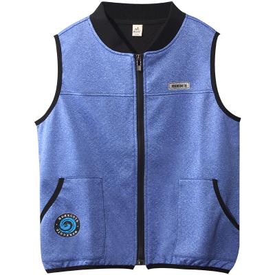 China Wholesale QUICK DRY Outdoor Fleece Waistcoat Breathable Bodywarmer Kids Boy Bodywarmer With Slant Pocket for sale