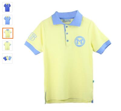 China Breathable Hot Selling Kids Boys Plus Size Cotton Jogging Polo Shirts for sale