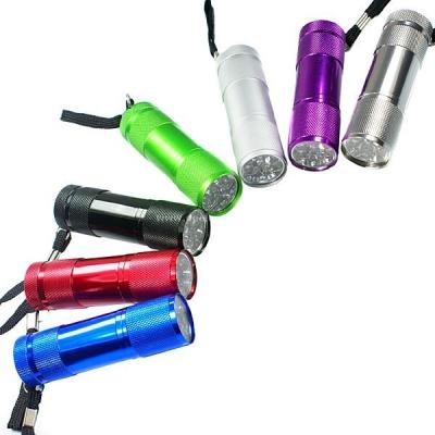 Chine Lampes-torches AAAX3PCS, IP33 de torche de la poche 9 LED d'utilisation d'activités en plein air mini à vendre