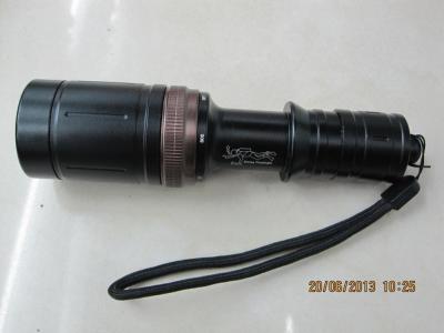 China 8771 30M depth waterproof Cree T6 bulb flashlight Professional LED Diving torches for sale