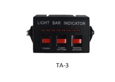 China Power / Flash Pattern LED Light Bar rocker Switch box for Traffic Advisor Lights for sale