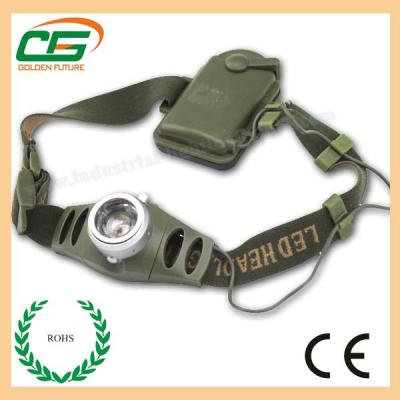 China ABS Plastic 3w Rechargeable LED CREE Headlight For Camping , Led Rechargeable Headlamp for sale