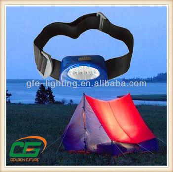 China Dry Battery Mini Camping Led Headlamp With  5PCS White LED , 14000MCD for sale