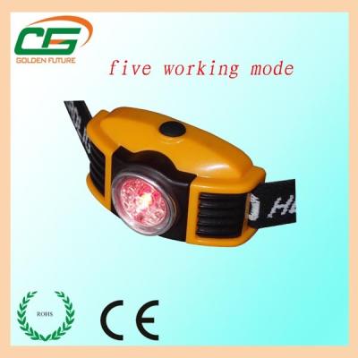 China Super bright LED Head Torch FOR running , Rechargeable AAA batteries for sale