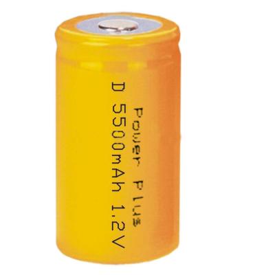 China Cheap High Power Rechargeable NICD batteries D-5500MAH/1.2v for sale