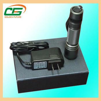 China Industrial Cree LED Police Flashlight , Rechargeable LED Torch High Power for sale