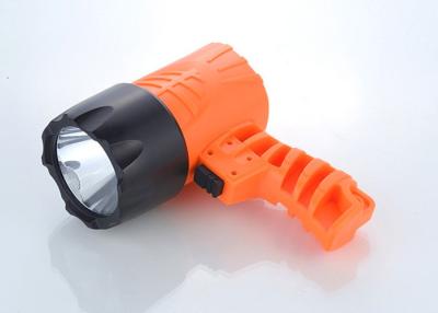 China Diving / caving  LED Spot Flashlight , high power led torch with 4 * C battery for sale