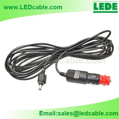 China Quick Connect Cable with Cigarette Connector For LED camp light for sale