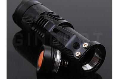 China Skid - proof Adjustable 7W 300LM Mini Q5 Cree Led Flashlight Torch For Hunting, Cycling for sale