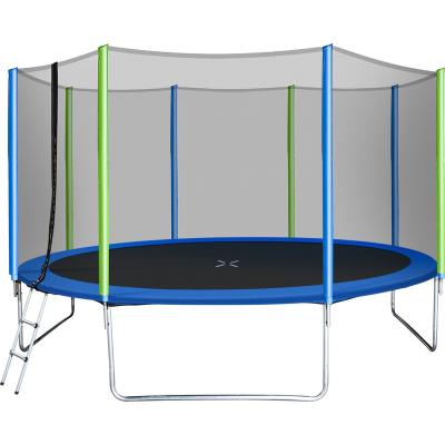 China With Black Cloth PP Trampoline OEM Wholesale Net Trampoline Protector Blue Green Material Customized Size Original Color Square Weight Meter for sale