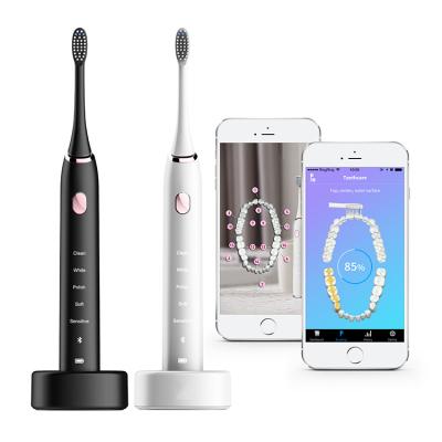 China PC+ABS+Sonic Smart Toothbrush Rechargeable Waterproof UV with APP to register for sale