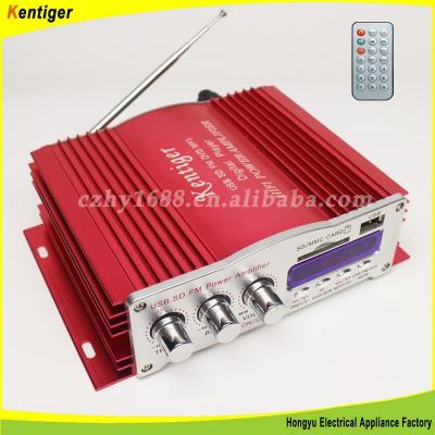 China DC12V Voltage And 75 - 90dB SNR 4 Channel Car Amplifier 16*14.5*5CM for sale