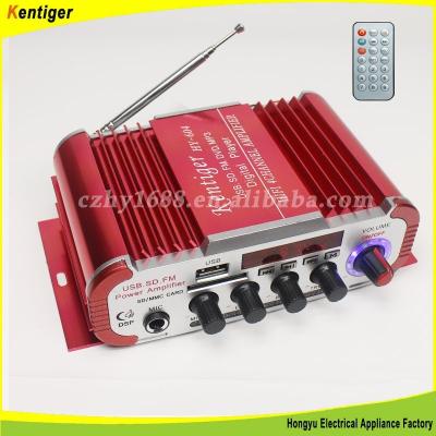 China car and motorcycle Kentiger V12 audio power amplifier with car amplifier parts power amlifier made in china for sale