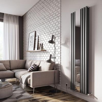 China AVONFLOW Modern Anthracite Powder Coated Steel Panel Vertical Bathroom Design Radiators for sale