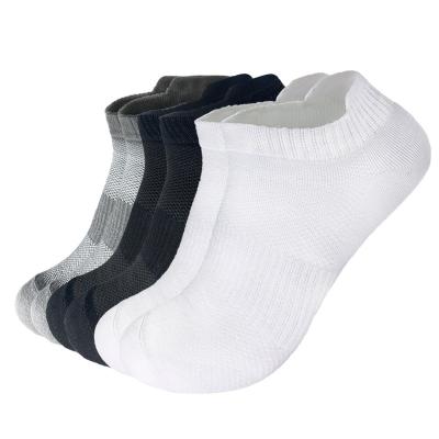 China Wholesale QUICK DRY Mens Cotton Hosiery Solid Color Breathable Low Cut Casual Socks Sports Socks for sale