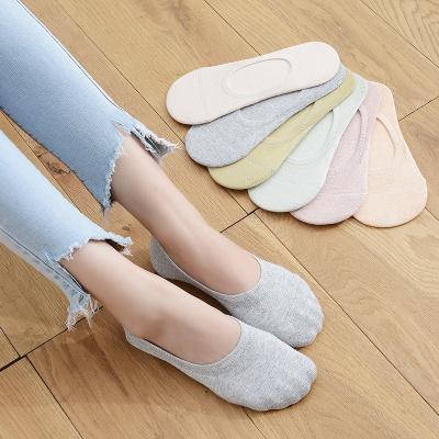 China Women's Invis Lady Boat Sock Color Boat Sock Invisible Anti Slip Ankle Summer Vivid Non-slip QUICK DRY Women's Invisible for sale