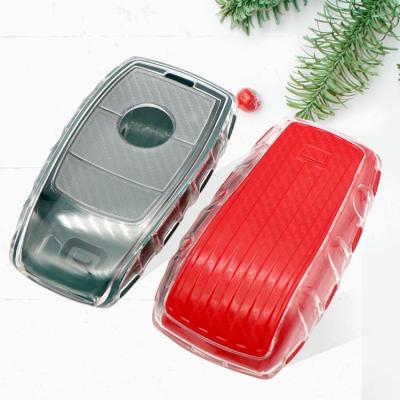 China Success Non-Toxic Environmental Friendly Fiber Online Car Key Cover Device Zinc Alloy Folding Case Suitable For Ben z for sale