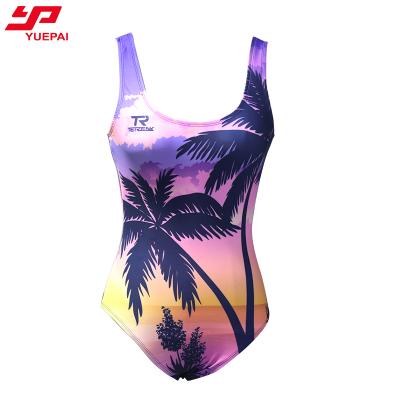 China Women's Wholesale Anti-UV Comfortable Breathable Quick Dry Beach Wear Swimwear One Piece Swimwear for sale