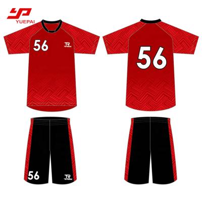 China Top Quality Soccer New Pattern Football Uniform Shirt Sublimation Club Custom Soccer Jersey Sets For Team Football Uniform for sale