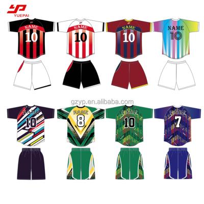 China Best Quality White Pink Soccer Jersey Top Sublimation Soccer Jersey Green Red Yellow Quick Dry Breathable for sale