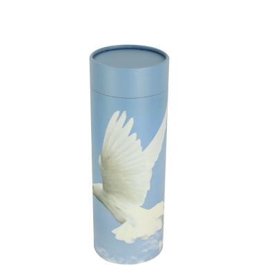 China Wholesale Professional Environmental Biodegradable Funeral Urn Cremation Urns Scatter Tube Eco-Friendly.Stocked Supplier European Style for sale