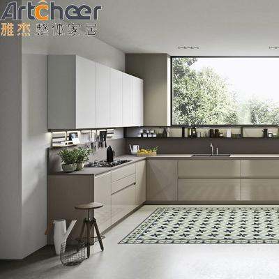 China High End Melamine Board Kitchen Cabinet for Industrial Import Hotel and Apartment for sale