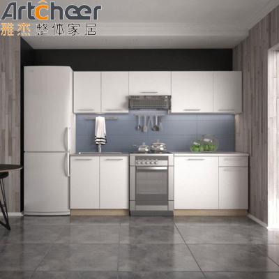 China HPL / HPDL Door Kitchen Cabinets Complete Sets With Modern Style And Durable Sink Base for sale