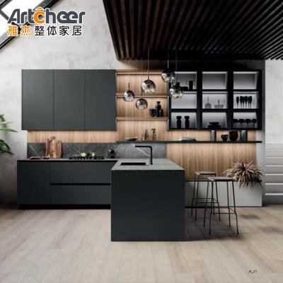 China Germany Style Compact Kitchen Cupboard Artcheer Modern Hotel Kitchen Cabinet Designs for sale