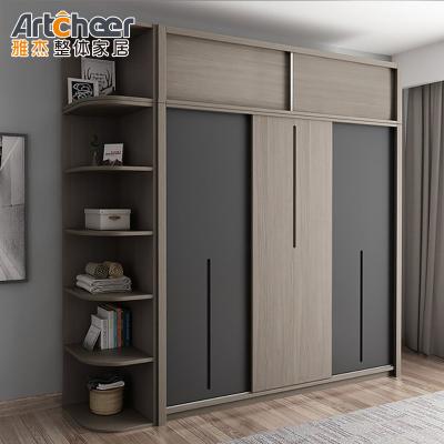 China Highly Midcentury Island Built In Bedroom Wardrobe With Foldable Design Style Modern for sale