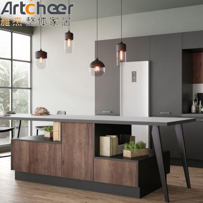 中国 American Custom Plywood Modular Kitchen Cabinets for Modern Kitchen Furniture 販売のため