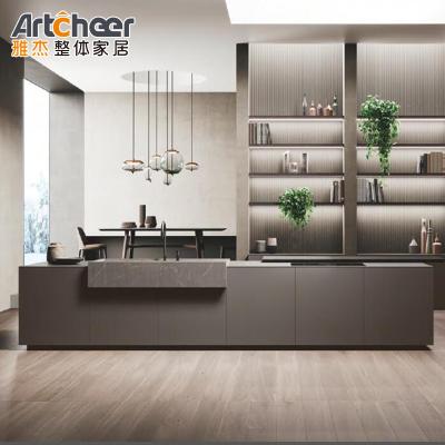 China Made European Style Kitchen Cabinets with Plywood Carcase Material by Foshan Artcheer for sale