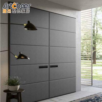 China Modern Wood Style PANEL Wardrobe Closet for Bedroom European Design and Functionality for sale