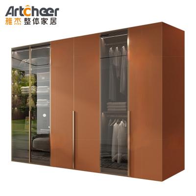 China Foldable Customized Logo Room Modular Wardrobe Closet With Custom Bedroom Cabinet for sale