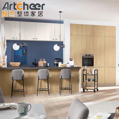 China E0 Grade Wood Material Wall Hanging Kitchen Cabinet for Modern European Style Kitchen for sale