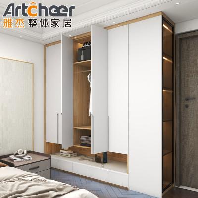 China Modern Mdf Walk In Closet Wardrobe The Perfect Addition to Your Bedroom Furniture for sale