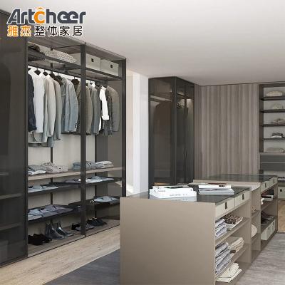 China Customized Walk in Wardrobes in Complete Set for Luxury Bedroom Resorts Furniture for sale