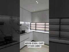 Modern design U shape kitchen cabinet