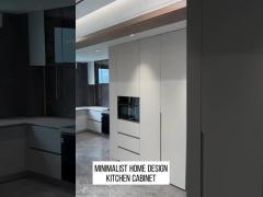 Minimalist home design kitchen cabinet